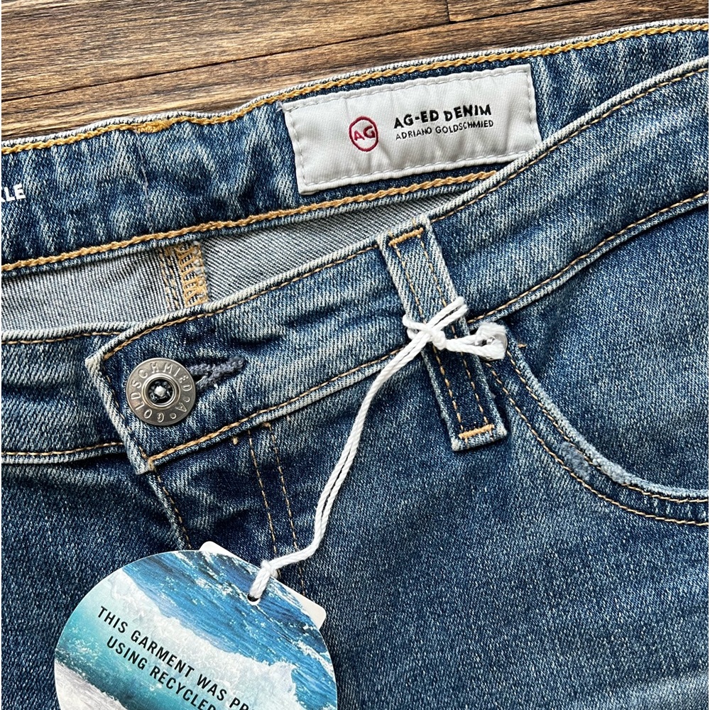 AG•ED blue jeans size 31 prima ankle denim
